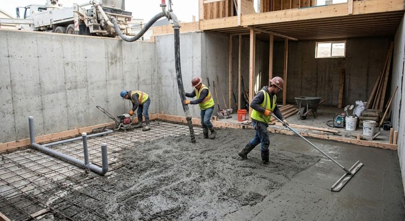 Basement Concrete Installation in Fort Mitchell, AL