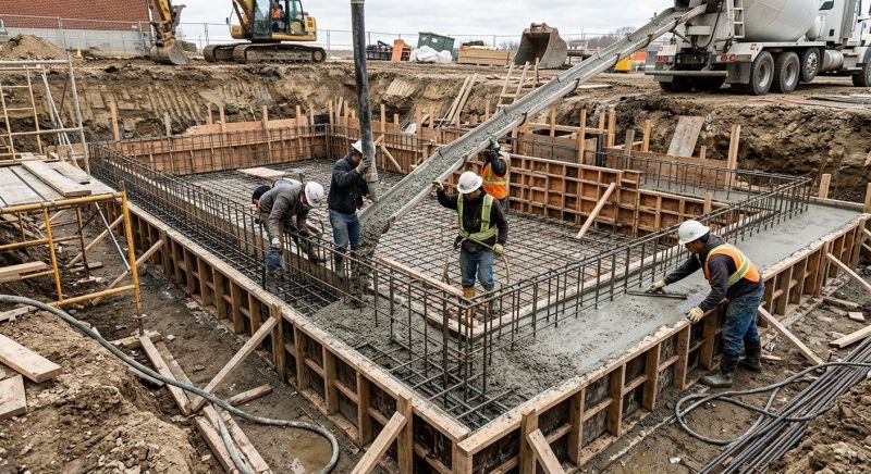 Basement Concrete Installation in Salem, AL