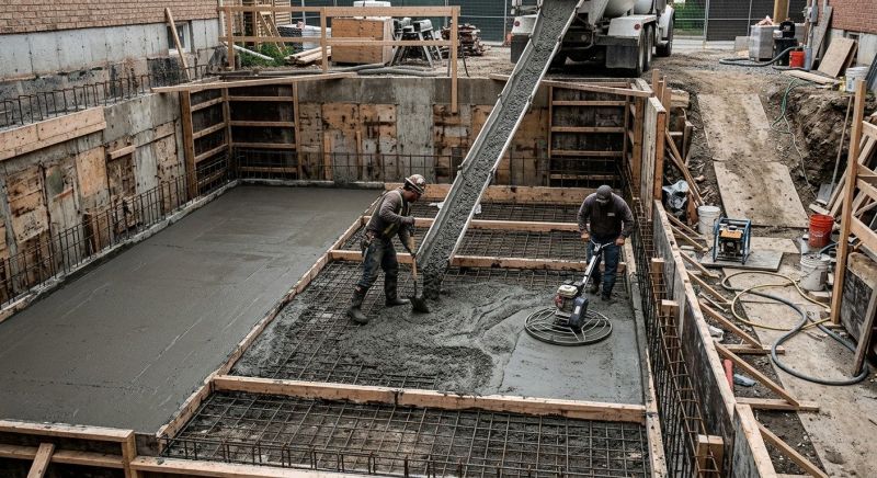 Basement Concrete Installation in Upatoi, GA