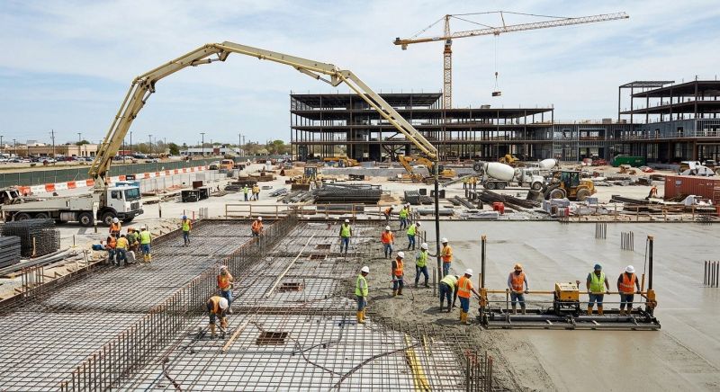 Commercial Slab Construction in Phenix City, AL