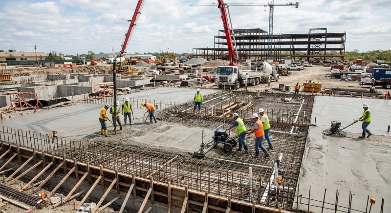 Commercial Slab Construction in Salem, AL