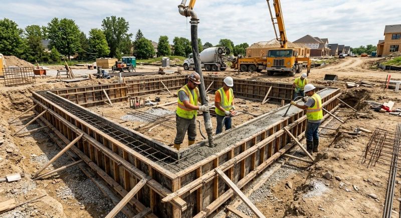 Foundation Pouring in Columbus, GA