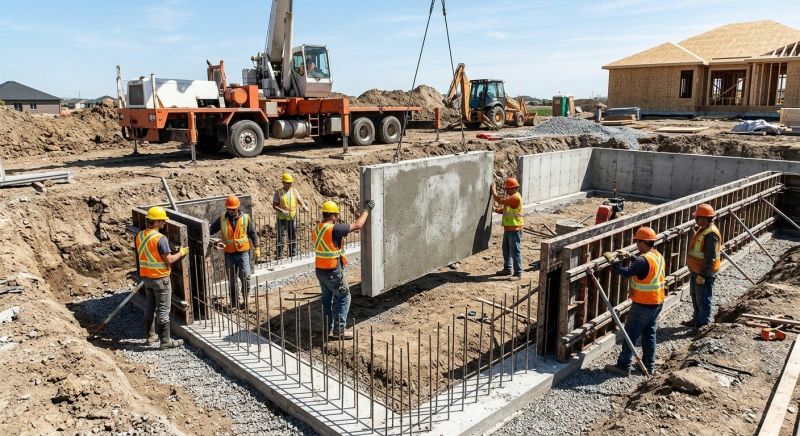 Foundation Wall Pouring in Columbus, GA