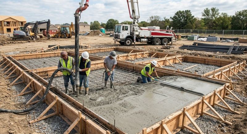 Poured Foundation Installation in Columbus, GA